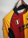 01 02 Roma Home Retro Men Soccer jersey AAA37138