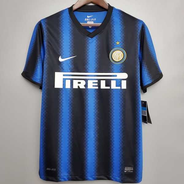 10 11 INT Home Retro Men Soccer jersey AAA37253