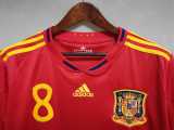 2010 Spain Home Retro Men Soccer jersey AAA36078