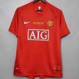 07 08 Man Utd Home Retro Men Soccer jersey AAA38745