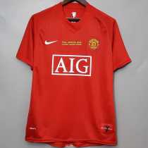 07 08 Man Utd Home Retro Men Soccer jersey AAA38745