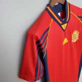 1998 Spain Home Retro Men Soccer jersey AAA35913