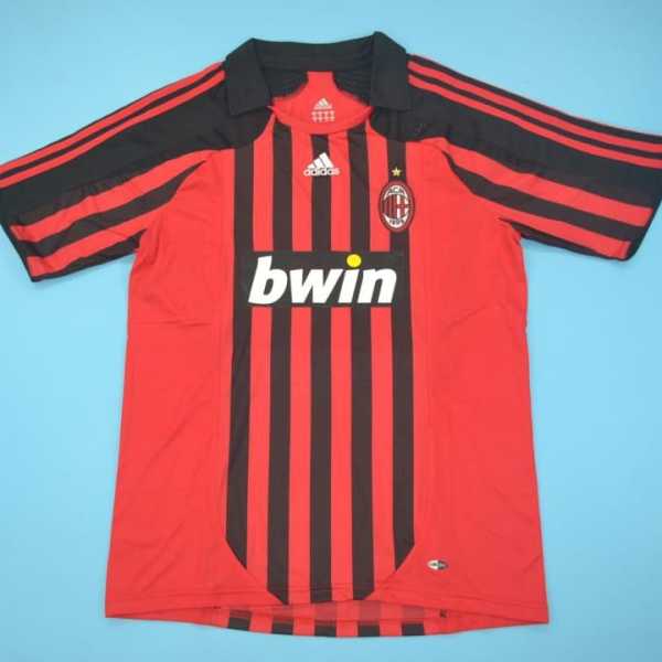 07 08 ACM Home Retro Men Soccer jersey AAA37310