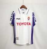 99 00 Fiorentina Away Retro Men Soccer jersey AAA37161