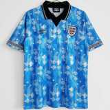 1990 England Away Retro Men Soccer jersey AAA36175