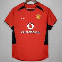 02 04 Man Utd Home Retro Men Soccer jersey AAA38713