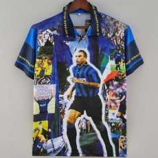 97 98 INT Commemorative Edition Retro Men Soccer jersey AAA37010