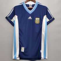 1998 Argentina Away Retro Men Soccer jersey AAA36142