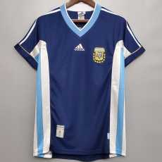 1998 Argentina Away Retro Men Soccer jersey AAA36142