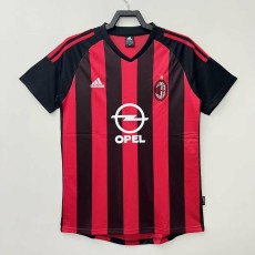 02 03 ACM Home Retro Men Soccer jersey AAA19028