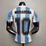 1986 Argentina Home Retro Men Soccer jersey AAA36089