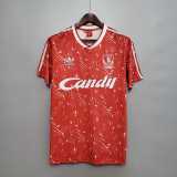89 90 LIV Home Retro Men Soccer jersey AAA38895