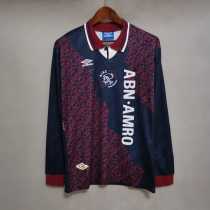 94 95 Ajax Away Retro Long Sleeve Men Soccer jersey AAA36381