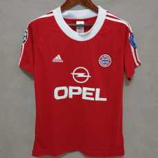01 02 Bayern Home Retro Men Soccer jersey AAA37488