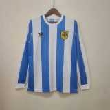 1987 Argentina Home Retro Long Sleeve Men Soccer jersey AAA39696