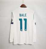 17 18 R MAD Home Fans Version Long Sleeve Men Soccer jersey AAA37942
