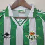 95 97 Real Betis Home Retro Long Sleeve Men Soccer jersey AAA39695