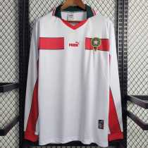1998 Morocco Away Retro Long Sleeve Men Soccer jersey AAA39821