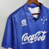 93 94 Cruzeiro Home Retro Men Soccer jersey AAA36897