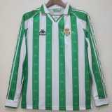 95 97 Real Betis Home Retro Long Sleeve Men Soccer jersey AAA39695
