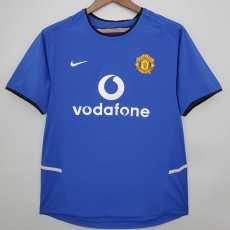 02 04 Man Utd Away Retro Men Soccer jersey AAA38524