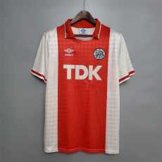 89 90 Ajax Home Retro Men Soccer jersey AAA36383
