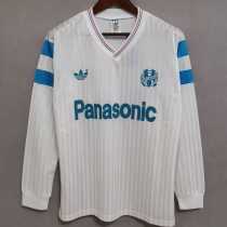 90 92 Marseille Home Retro Long Sleeve Men Soccer jersey AAA38224