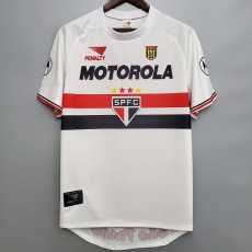 99 00 Sao Paulo FC Home Retro Men Soccer jersey AAA36869