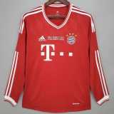 13 14 Bayern Home Retro Long Sleeve Men Soccer jersey AAA37463
