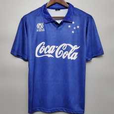 93 94 Cruzeiro Home Retro Men Soccer jersey AAA36897