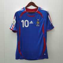 2006 France Home Retro Men Soccer jersey AAA40539
