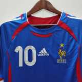 2006 France Home Retro Men Soccer jersey AAA40539