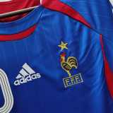 2006 France Home Retro Men Soccer jersey AAA40539