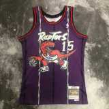 99 00 RAPTORS CARTER #15 Purple NBA Jerseys AAA42139