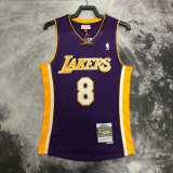 01 02 LAKERS BRYANT #8 Purple NBA Jerseys AAA42100