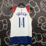 20 21 PELICANS INGRAM #14 NBA Jerseys AAA41335