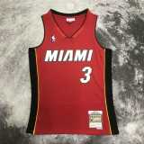 05 06 HEAT WADE #3 Red NBA Jerseys AAA42115