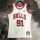 98 99 BULLS RODMAN #91 White NBA Jerseys AAA42123