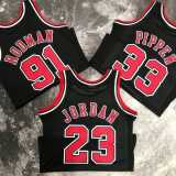 98 99 BULLS RODMAN #91 Black NBA Jerseys AAA42129