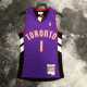 00 01 RAPTORS MCGRADY #1 Purple NBA Jerseys AAA42136