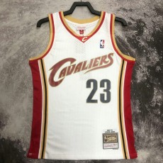 03 04 CAVALIRERS JAMES #23 White NBA Jerseys AAA42838