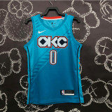 19 20 THUNDER WESTBROOK #0 NBA Jerseys AAA41303
