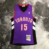 00 01 RAPTORS CARTER #15 Purple NBA Jerseys AAA42135