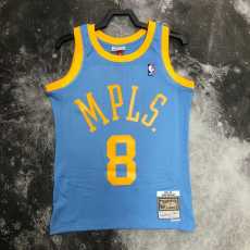 02 03 LAKERS BRYANT #8 Azure NBA Jerseys AAA42105