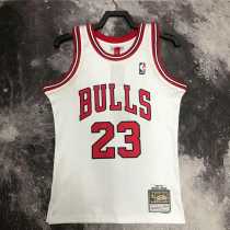 98 99 BULLS JORDAN #23 White NBA Jerseys AAA42121