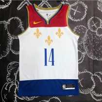 20 21 PELICANS INGRAM #14 NBA Jerseys AAA41335