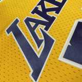 99 00 LAKERS RODMAN #73 Yellow NBA Jerseys AAA42103