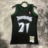 98 99 TIMBERWOLVES GARNETT #21 NBA Jerseys AAA42096