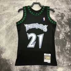 98 99 TIMBERWOLVES GARNETT #21 NBA Jerseys AAA42096