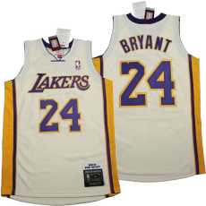 08 09 LAKERS BRYANT #24 White NBA Jerseys AAA42090